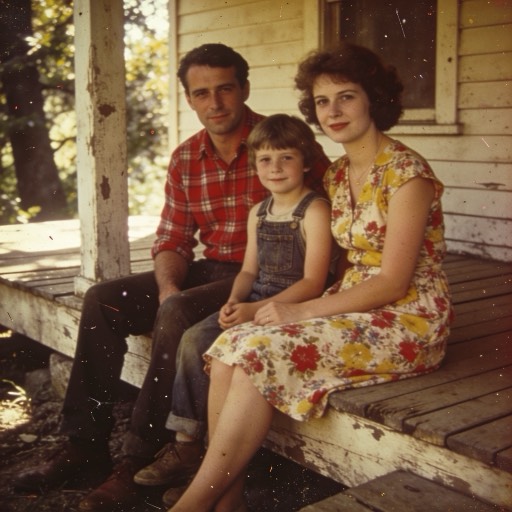AI restored and upscaled vintage photo — before